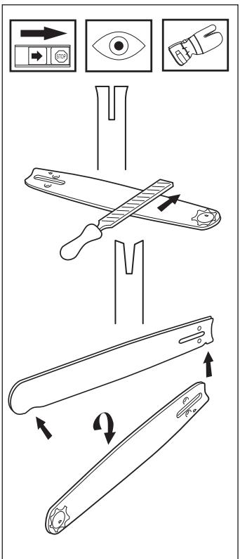HUSQVARNA ACCESSOIRE DE SCIAGE - Guide-chaine - 1