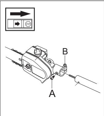 HUSQVARNA ACCESSOIRE DE SCIAGE - Montaje del CZeiazal de corte (Supplemento de sierra, con tubo) - 1