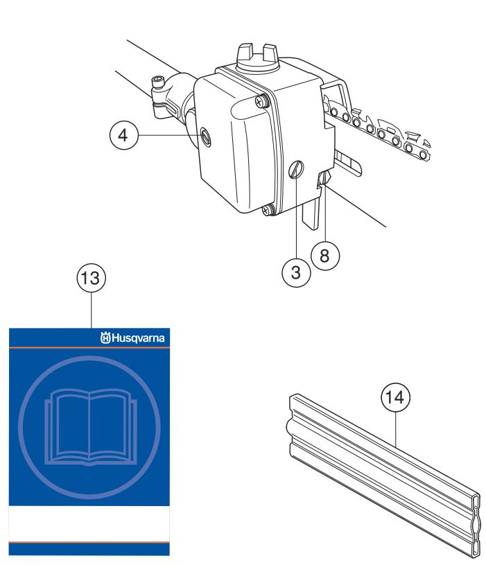 HUSQVARNA ACCESSOIRE DE SCIAGE - Supplemento de sierra, sin tubo - 1