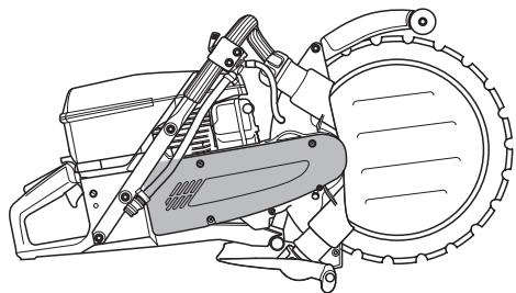 HUSQVARNA K 960 RING - Réglage de la courroie d'entraînement - 2