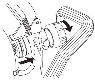 HUSQVARNA K 960 RING - Démontage du rouleau de guidage complet - 2