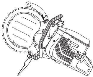 HUSQVARNA K 960 RING - Contrôler le régime du moteur - 1