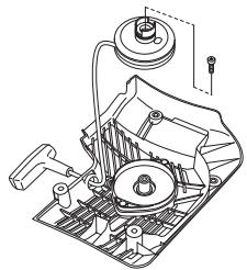 HUSQVARNA K 960 RING - Remplacement d'un ressort de rappel rompu - 3
