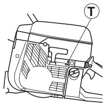 HUSQVARNA K 960 RING - Réglage du ralenti (T) - 1