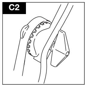 Line drawing of a mechanical clamp or bracket assembly (no text or symbols)