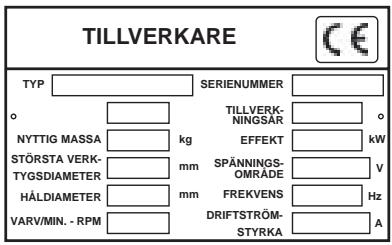 HUSQVARNA TS 350 E - SÄRSKILDA ANVISNINGAR - 1