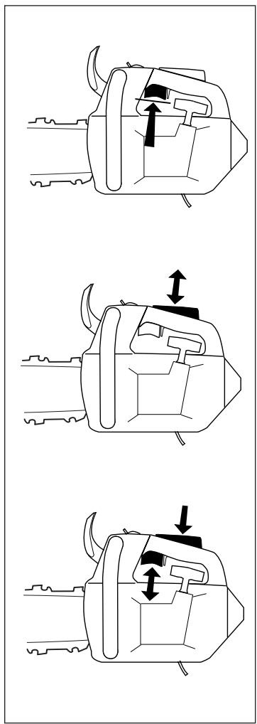 HUSQVARNA 334T - Blocage de ralenti accéléré - 2