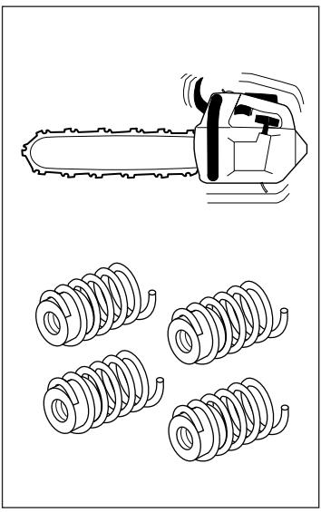 HUSQVARNA 334T - Système anti-vibrations - 2