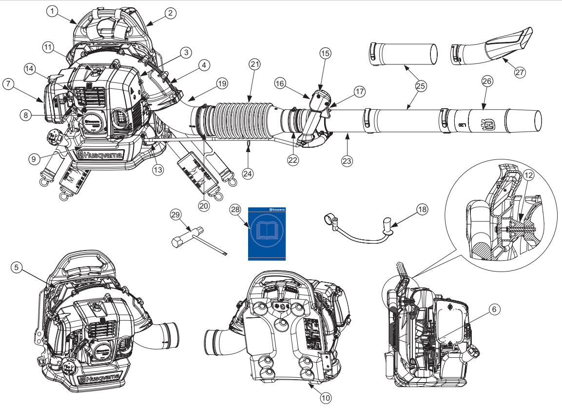 HUSQVARNA 350BT - <350BT> - 1