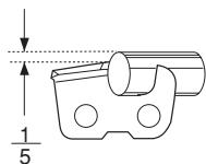 HUSQVARNA PA 1100 - Généralités concernant l'affutage des dents - 6
