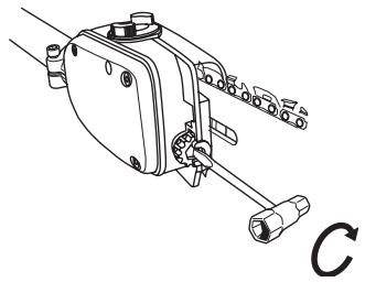 HUSQVARNA PA 1100 - Tension de la chaine - 9