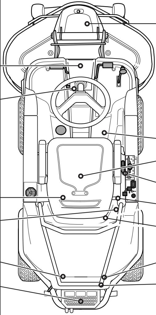 HUSQVARNA RIDER PROFLEX 21 II - Schéma de graissage - 1
