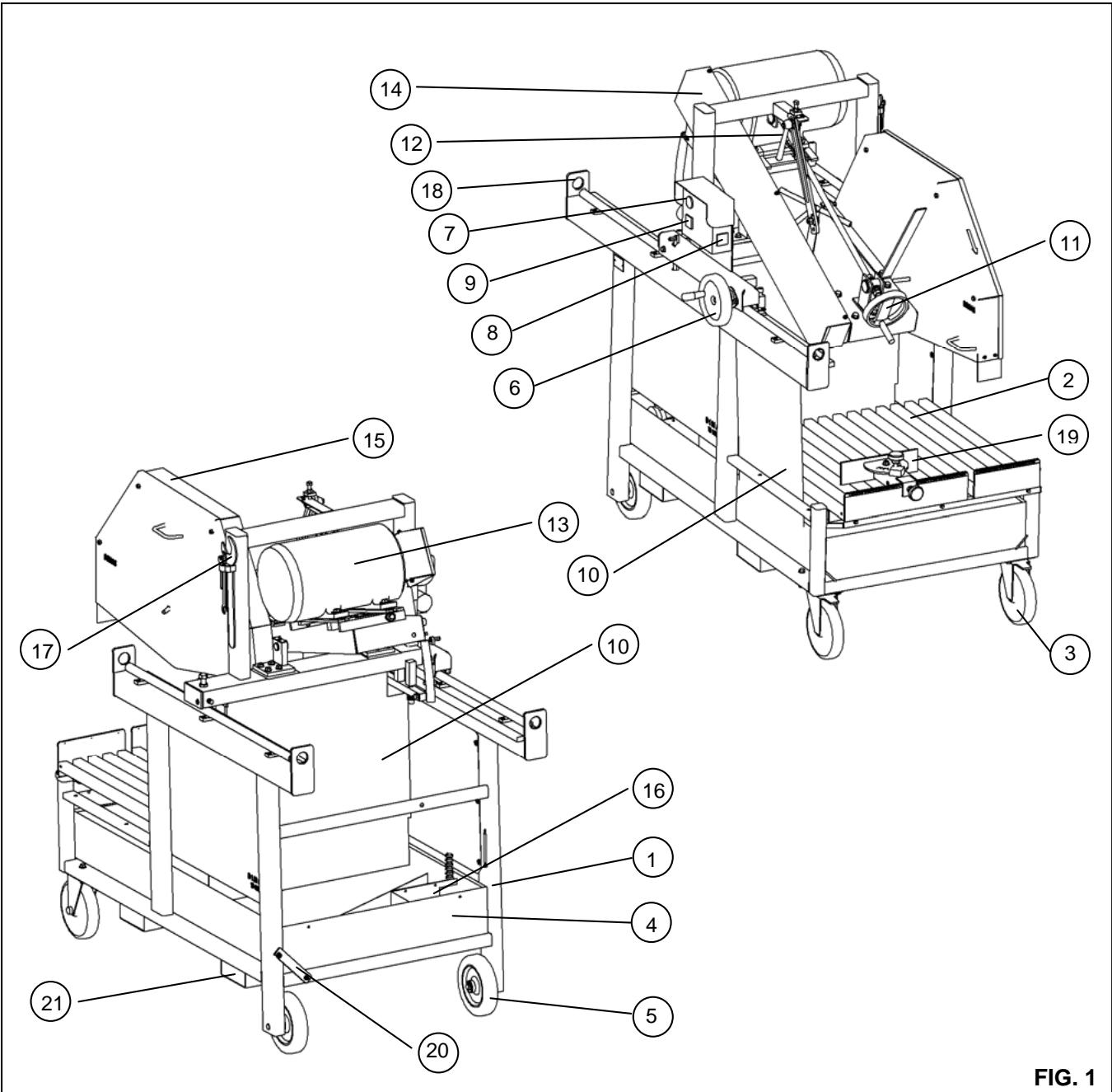 HUSQVARNA TS 1000 F - BESCHRIJVING MACHINE - 1