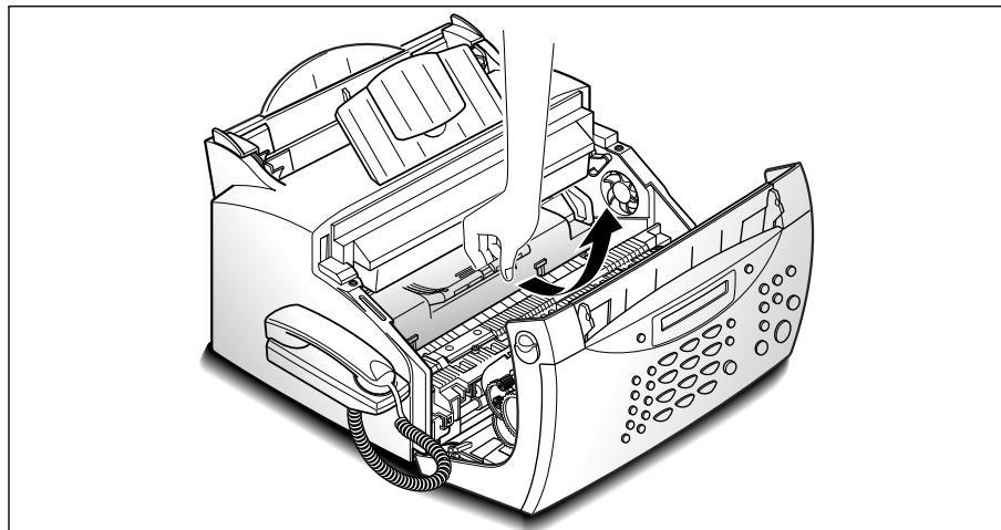 SAMSUNG LASER SF-5100 - Réinstaller la cartouche et fermez le couvercle. - 2