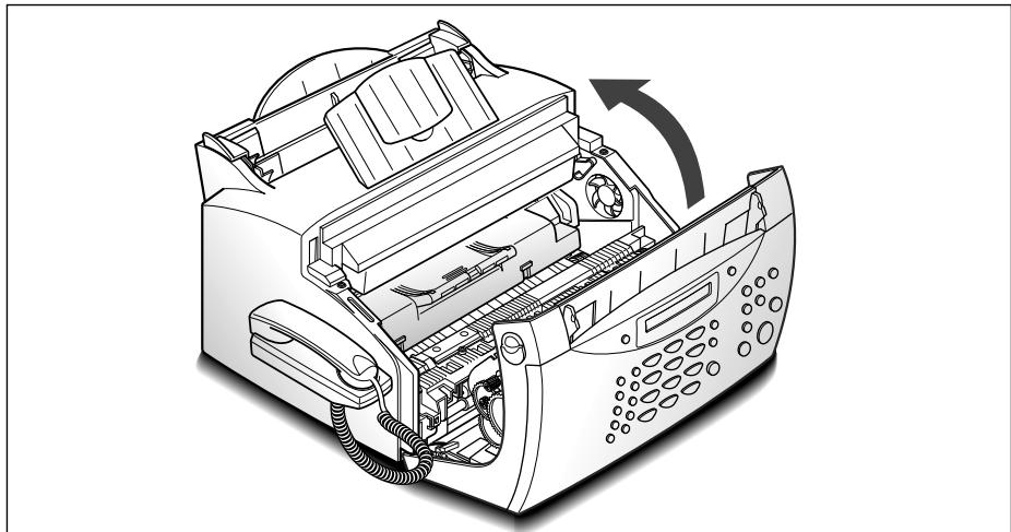 SAMSUNG LASER SF-5100 - Installation de la cartouche d'encre - 6