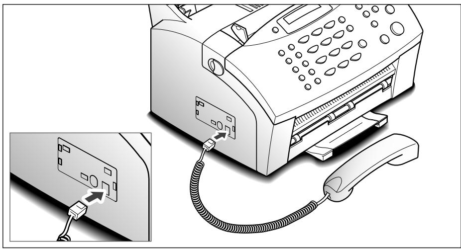 SAMSUNG LASER SF-5100 - Combiné et support du combiné - 1
