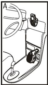 NOKIA HF-6W - Installer le kit mains libres dans le véhicule - 1