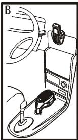 NOKIA HF-6W - Installer le kit mains libres dans le véhicule - 2