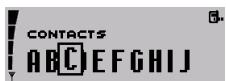NOKIA HSU-4 - Numéroter à partir des contacts (recherche du nom) - 1