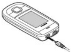 NOKIA 2220 SLIDE - Chargement de la batterie - 1