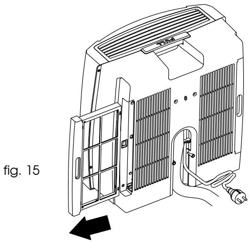DELONGHI PAC S90HP - Nettoyage des filtres à air. - 1