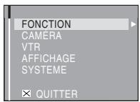 JVC GR-D720E - Écran pour le menu de lecture vidéo - 1