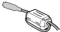 JVC GR-D720E - Comment fixer le filtre à noyau de ferrite - 3