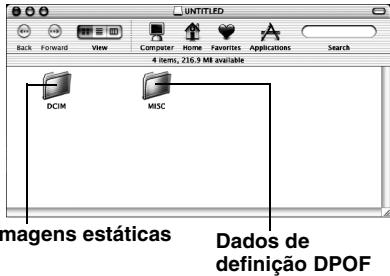 JVC GR-D770 - Ver o conteúdo de um cartão de memória (Macintosh) - 1