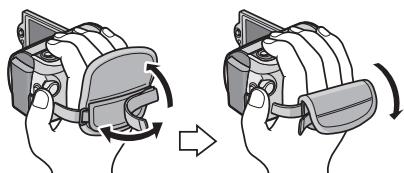 JVC GZ-MG275E - Réglage de la poignée - 1