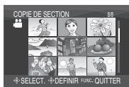 JVC GZ-MG275E - Sélectionner [COPIE DE SECTION]. - 2