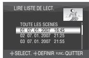 JVC GZ-MG275E - Sélectionner [LIRE LISTE DE LECT]. - 2