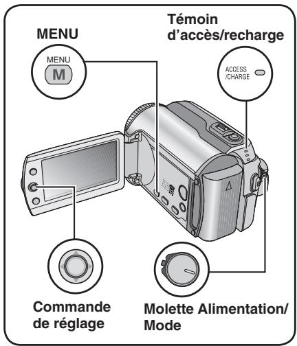 JVC GZ-MG275E - Réglages nécessaires avant utilisation - 1