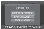 JVC GZ-MG275E - Sélectionner [NOUVELLE LISTE]. - 2