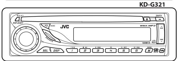 KD-G321 54/ATT KD-G321 JVC WMA MP3 508x4 7.0Ω 8.0Ω 9.0Ω 10 11.0Ω 12.0Ω MDD SEL DISP 1 2 3 4 5 6 M RDS