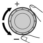 JVC KD-G321 - Adjust the volume. - 1