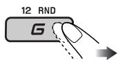 JVC KD-G321 - ■ Random play - 1