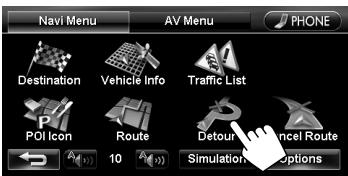 JVC KW-NT3E - Avoiding a congestion ahead - 1