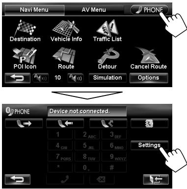 JVC KW-NT3E - To connect a Bluetooth device for the first time - 1