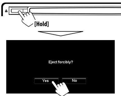 JVC KW-NT3E - How to forcibly eject a disc - 1