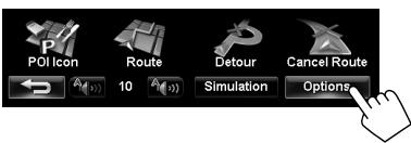 JVC KW-NT3E - How TMC information is reflected in navigation - 1