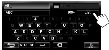 JVC KW-NT3E - To specify the city - 2