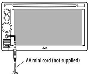 JVC KW-NT3E - Connect an external component. - 1