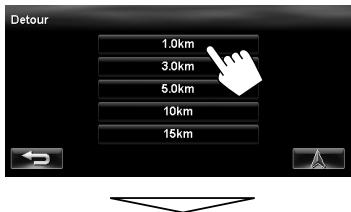 JVC KW-NT3E - Avoiding a congestion ahead - 2