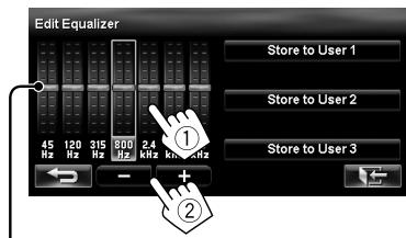 JVC KW-NT3E - Storing your own adjustments - 2