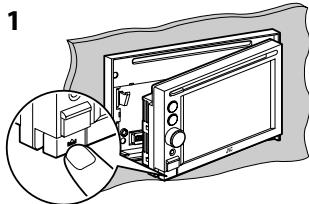 JVC KW-NT3E - Detaching - 1