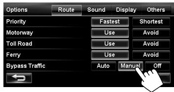 JVC KW-NT3E - How TMC information is reflected in navigation - 2