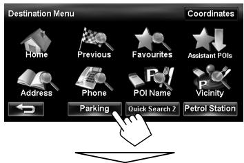 JVC KW-NT3E - Select one of the [Quick Search] buttons whose category you want to change. - 1