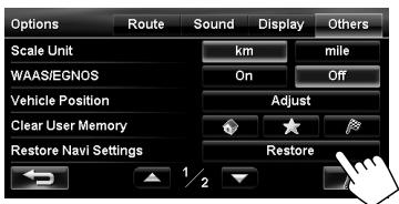 JVC KW-NT3E - Navigation settings - 1