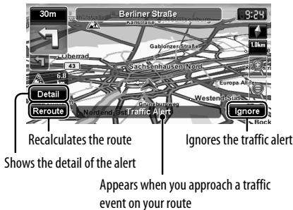 JVC KW-NT3E - How TMC information is reflected in navigation - 3