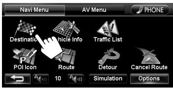 JVC KW-NT3E - Editing registration of home/favourite points - 1